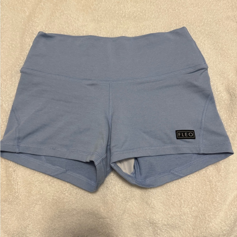 FLEO Women's Apex Contour Shorts, XS, Chambray Sky